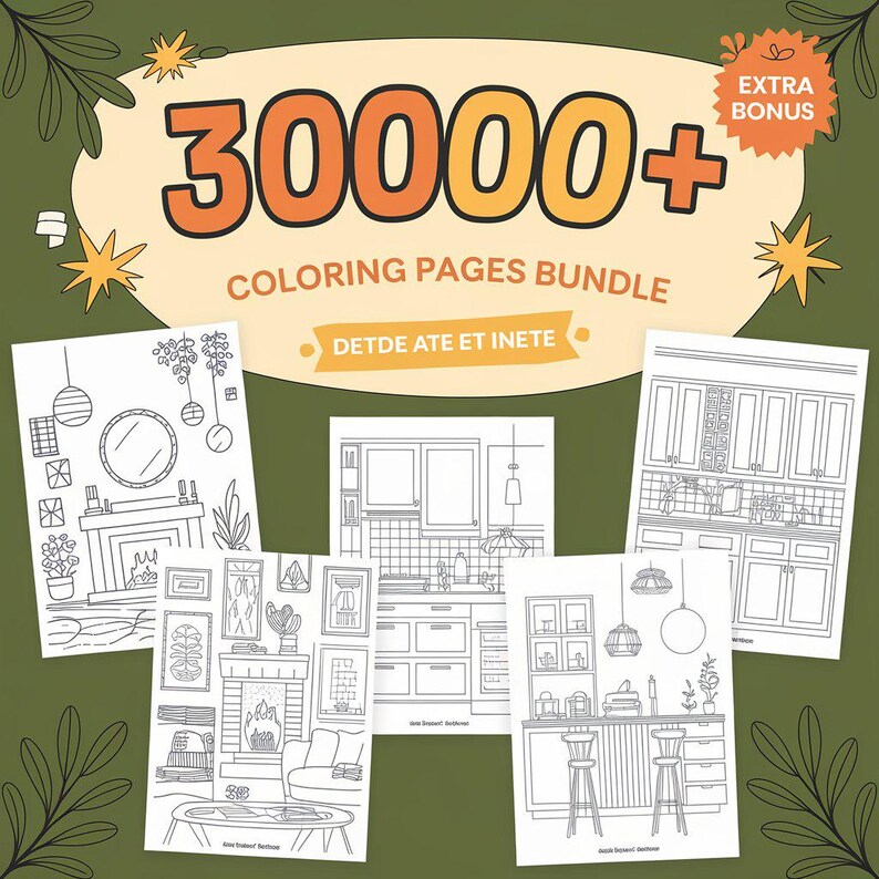 30,000+ Ultimate Coloring Pages Bundle | Printable Coloring Sheets for ...