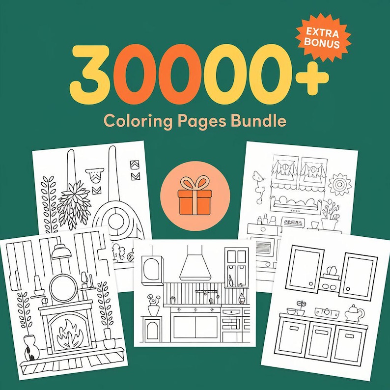 30,000+ Ultimate Coloring Pages Bundle | Printable Coloring Sheets for ...
