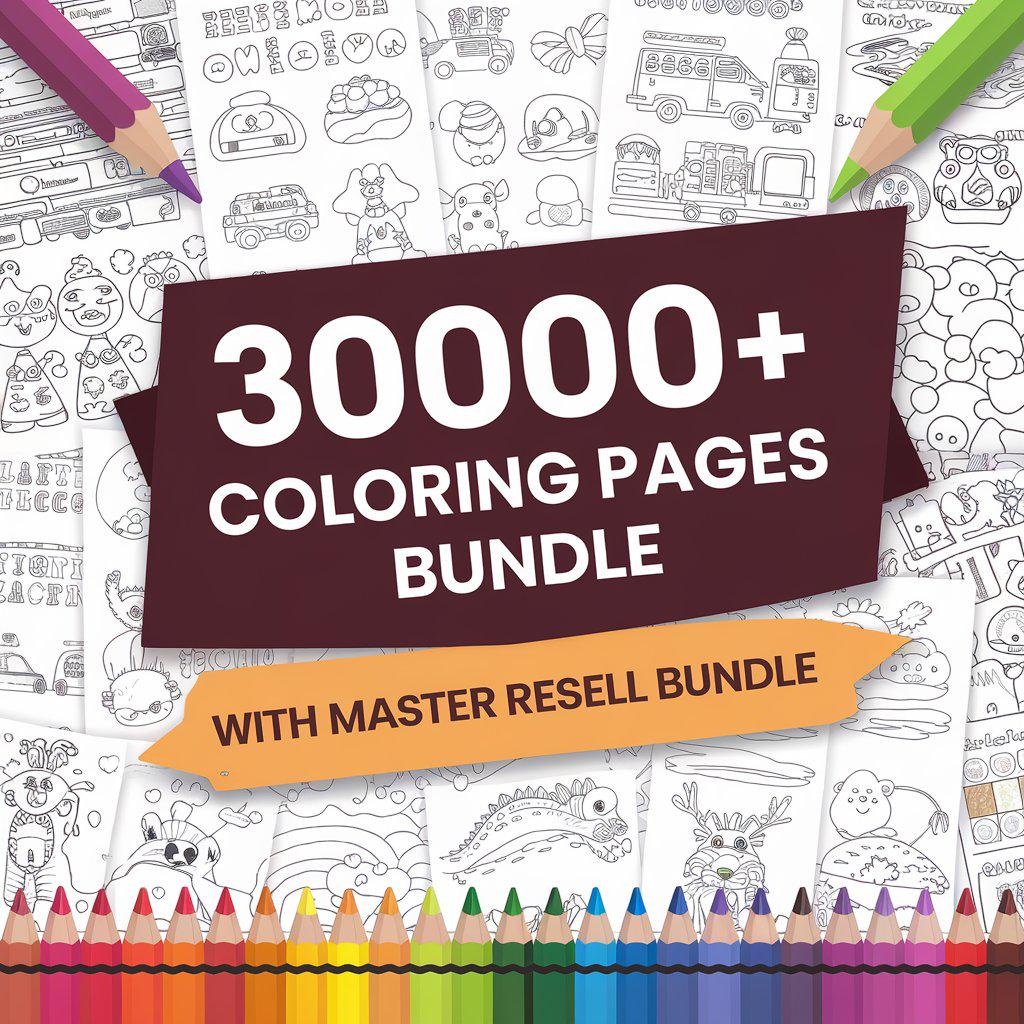 30,000+ Ultimate Coloring Pages Bundle | Printable Coloring Sheets for ...