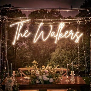 Letrero de neón personalizado, Letreros de neón, Letrero de neón para dormitorio, Letrero de neón LED, Letrero de boda, Letrero de luz de neón, Decoración del hogar, Letrero personalizado, Regalo para él