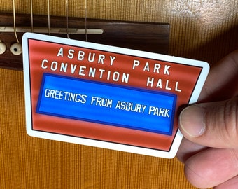 Asbury Convention Hall signboard - sticker