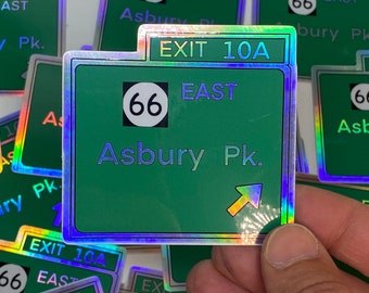 Asbury Park Exit - sticker