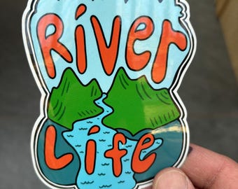 River Life - sticker
