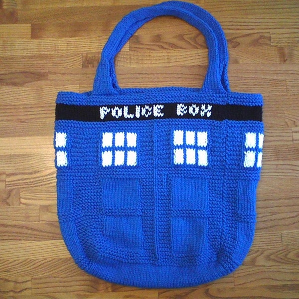 Doctor Who TARDIS Tote - Deluxe version -reserved for Dani
