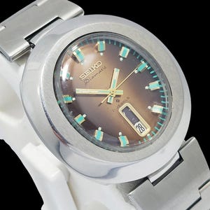 Seiko Diamatic Rare Dial Day/Date 6119-5450 Automatic Vintage Men&#39;s Watch