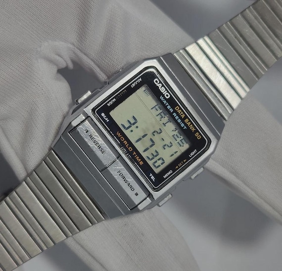 Casio 675 DB-520 Data Bank Digital Quartz Japan M… - image 5