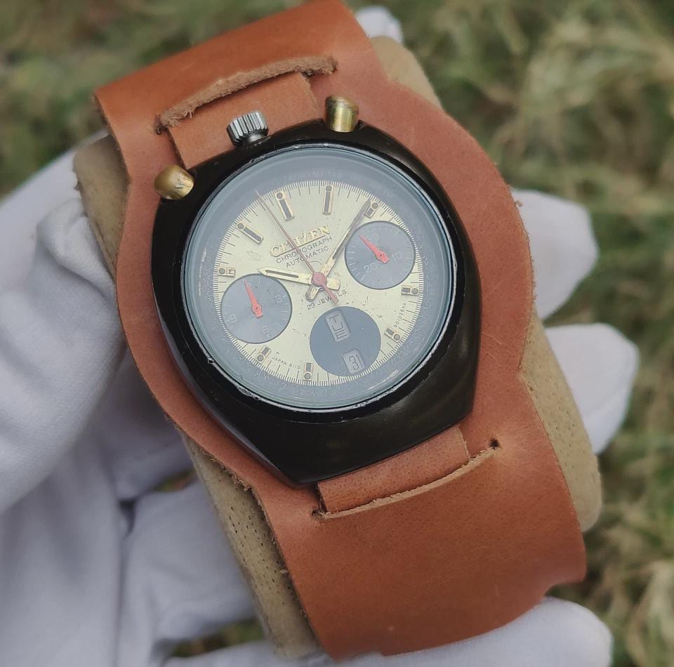 7-4173【ジャンク】Citizen 8110 クロノグラフ 腕時計 ブラック Citizen bullhead chronograph - Etsy 日本 7-4173【ジャンク】Citizen