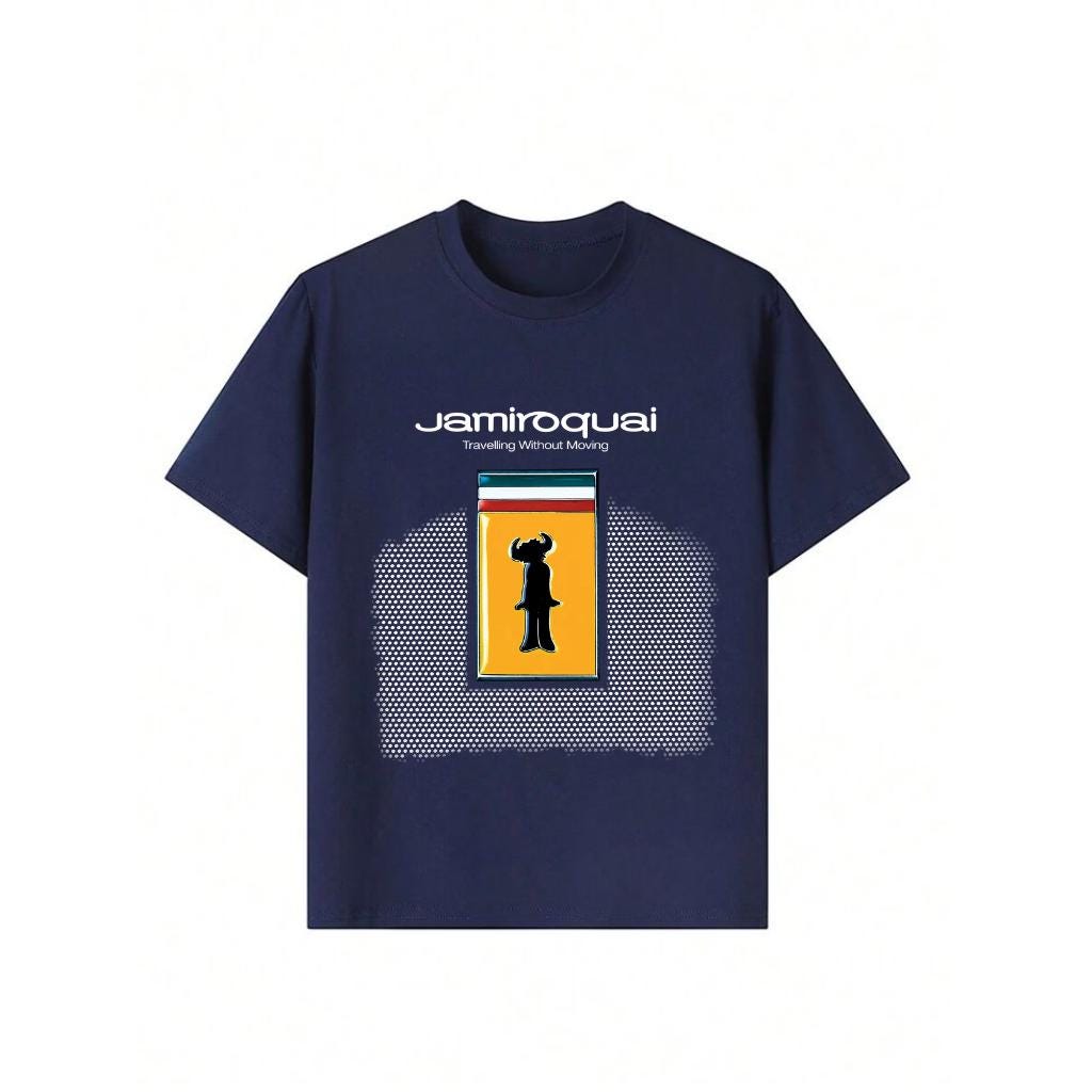 トップス Jamiroquai blue design tee Jamiroquai blue design tee