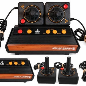 Vintage 2005 Atari Flashback 2 Game Console with 2 Joysticks | Retro Video Gaming System | Built-In Classic Games