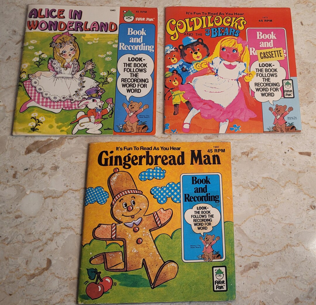 Vintage Children's Storybooks (alice & Wonderland, Goldilocks ...