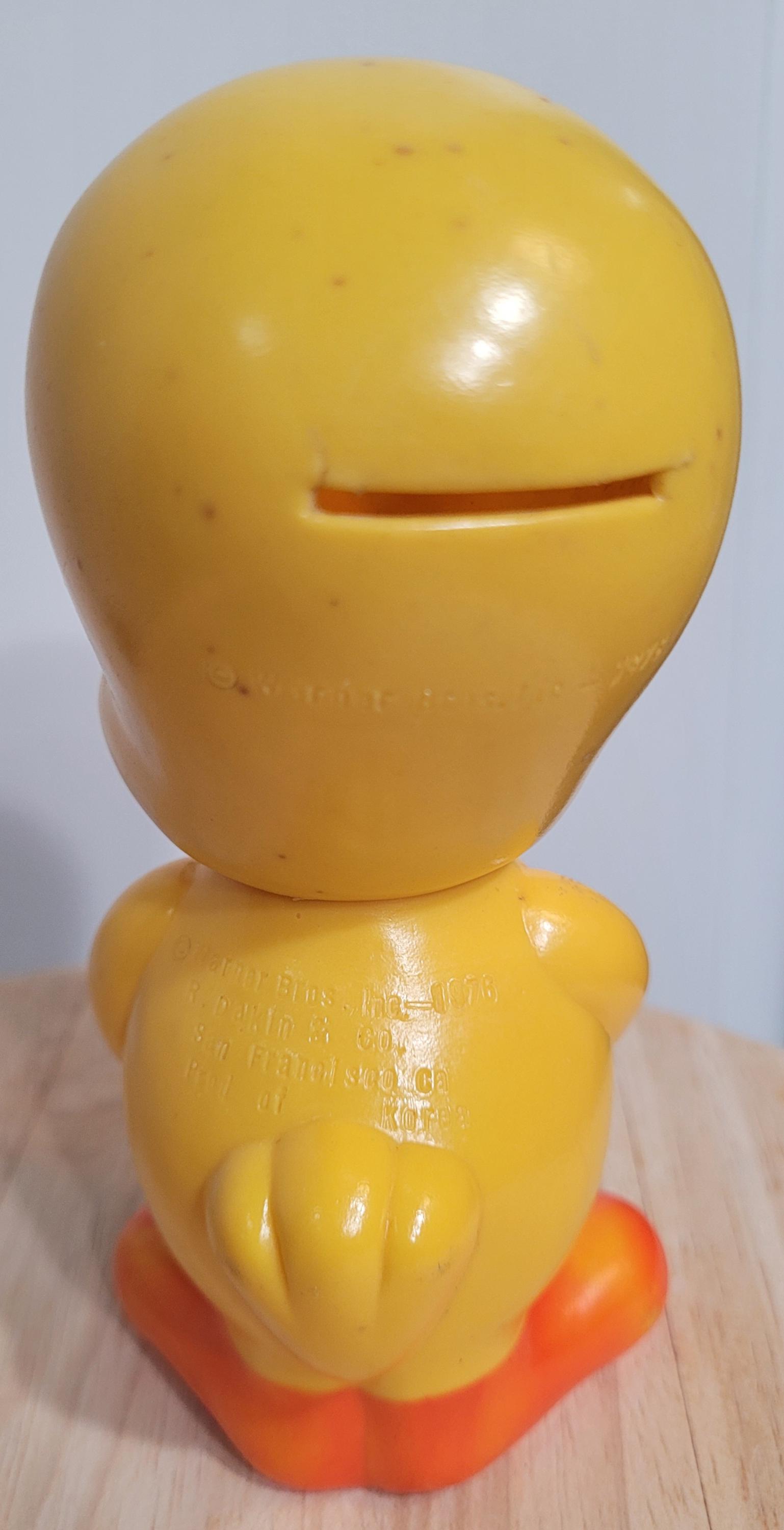 トゥイーティーピギーバンク USA アメリカ アメトイ 1972年 日 I854 Vintage 1976 Tweety Bird Coin Bank - Warner Bros - Looney Tunes