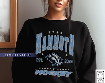 Sudadera vintage Utah Mammoth / Sudadera Utah Mammoth / Camiseta de aficionado al hockey de Utah / Sudadera con capucha para aficionado al hockey