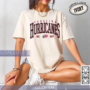 Comfort Colors®Carolina Hurricane T-shirt, Vintage Carolina Hurricane T-shirt,Hurricanes T-Shirt, Hockey Fan T-Shirt,Vintage Carolina Hockey