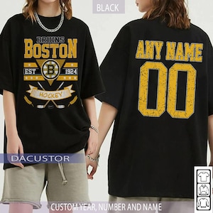 Customized Boston Bruins Sweatshirt, Boston Bruins shirt, Boston Hockey shirt, Custom Hockey Shirt, Hockey Christmas Gift