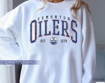 Edmonton Oilers Crewneck, Vintage Edmonton hockey sweatshirt, Edmonton Hockey Tee, Oilers Hockey hoodie sweater