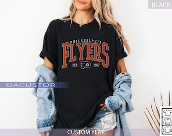 Comfort Colors® Vintage Philadelphia Flyer T-Shirt, Philadelphia Flyer,Flyers T-Shirt, Hockey Fan Shirt, Retro Philadelphia Ice Hockey