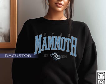 Sudadera vintage Utah Mammoth / Sudadera Utah Mammoth / Camiseta de aficionado al hockey de Utah / Sudadera con capucha para aficionado al hockey
