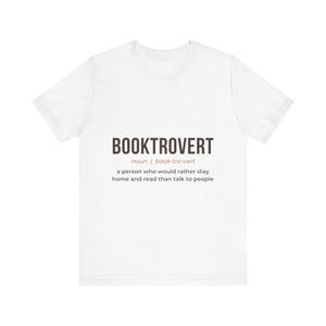 Booktrovert Shirt, Funny Book Lover Gift, Bookish T-Shirt, Introvert Reading Shirt, Bookworm Tee, Gift for Reader, Book Nerd Shirt