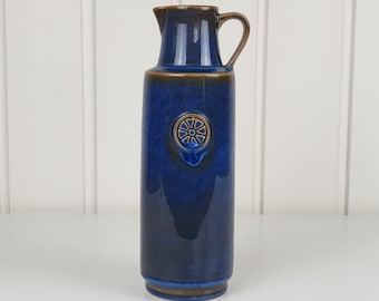 Maria Philippi for Søholm: Blue Danish Ceramic Vase or Pitcher
