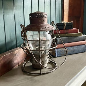 Vintage Railroad Light - Etsy