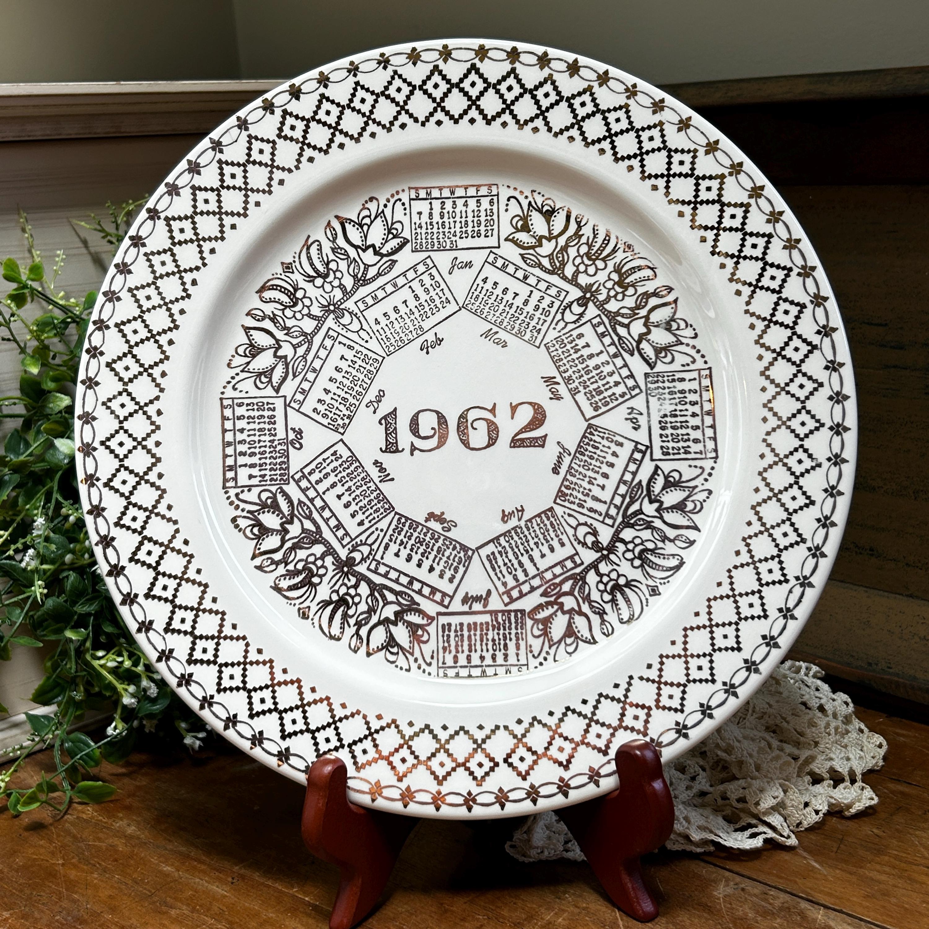 1962 Vintage Calendar - Etsy