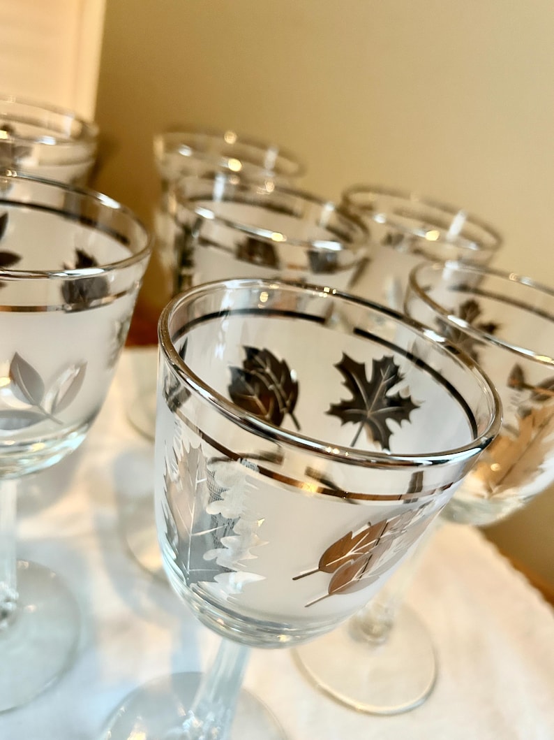 Libbey Silver Leaf Glassesnull