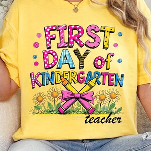 Kindergarten Teacher Shirt, Kindergarten Team Tee, Back to School, Teacher Appreciation Gift, Cute Kindergarten Team Shirt, Teacher Shirt
