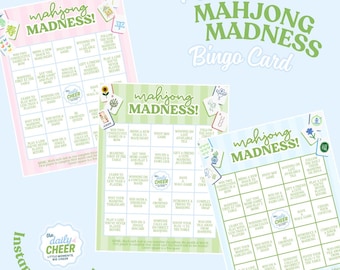 Mahj Madness Bingo Card | March Mahjong Challenge – 2026 Edition