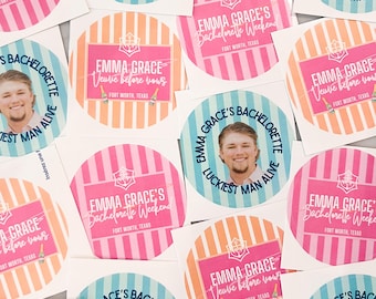 Custom Bachelorette Stickers | Bridal Stickers | Bachelor Party Stickers | Bride/Groom Stickers