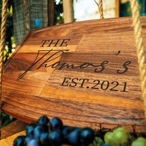 Custom Cutting Board, Charcuterie Boards, Personalized Cutting Board, Engraved Cutting Board, Anniversary Gift, Engagement Gift,Wedding Gift