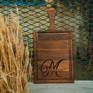 Charcuterie Board, Custom Cutting Board, Engraved Wood Board, Personalized Cutting Board, Letter Cutting Board, Monogram Cutting Board