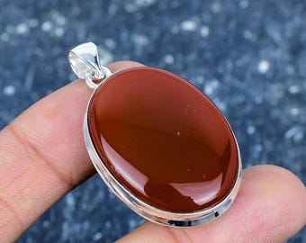 Ciondolo In Pietra Preziosa Fatto A Mano Con Ametista Verde In Argento - Foto 4