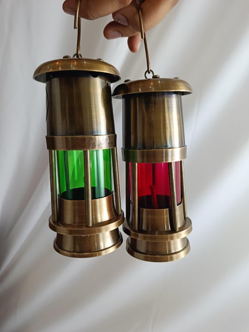 Nautical Red and Green Glass Lighting - Etsy