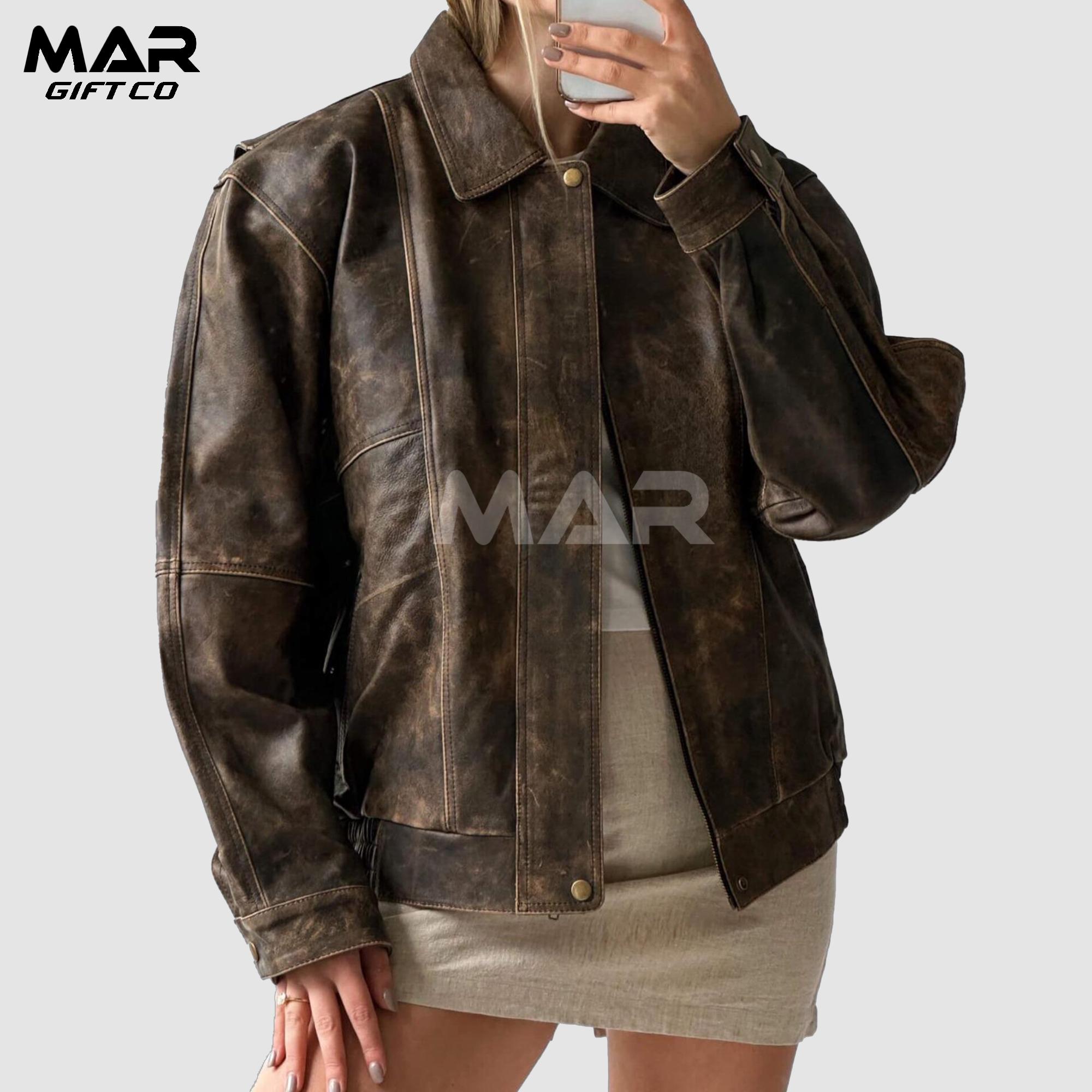2000s Leather Jacket - Etsy Canada
