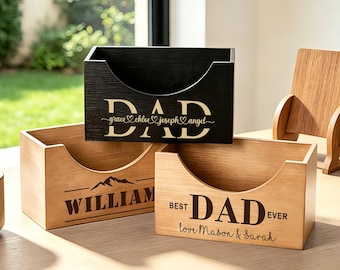 Porta cappelli in legno personalizzato, scatola porta cappelli in legno personalizzata, porta cappelli da baseball per lui, organizer per cappelli, supporto per cappelli, regali per la festa del papà, regalo per il nonno