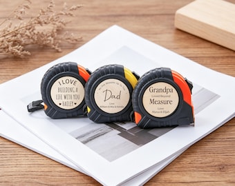 Metro a nastro personalizzato, metri a nastro personalizzati per la festa del papà, regali di anniversario per fidanzato, marito, regalo per la festa del papà