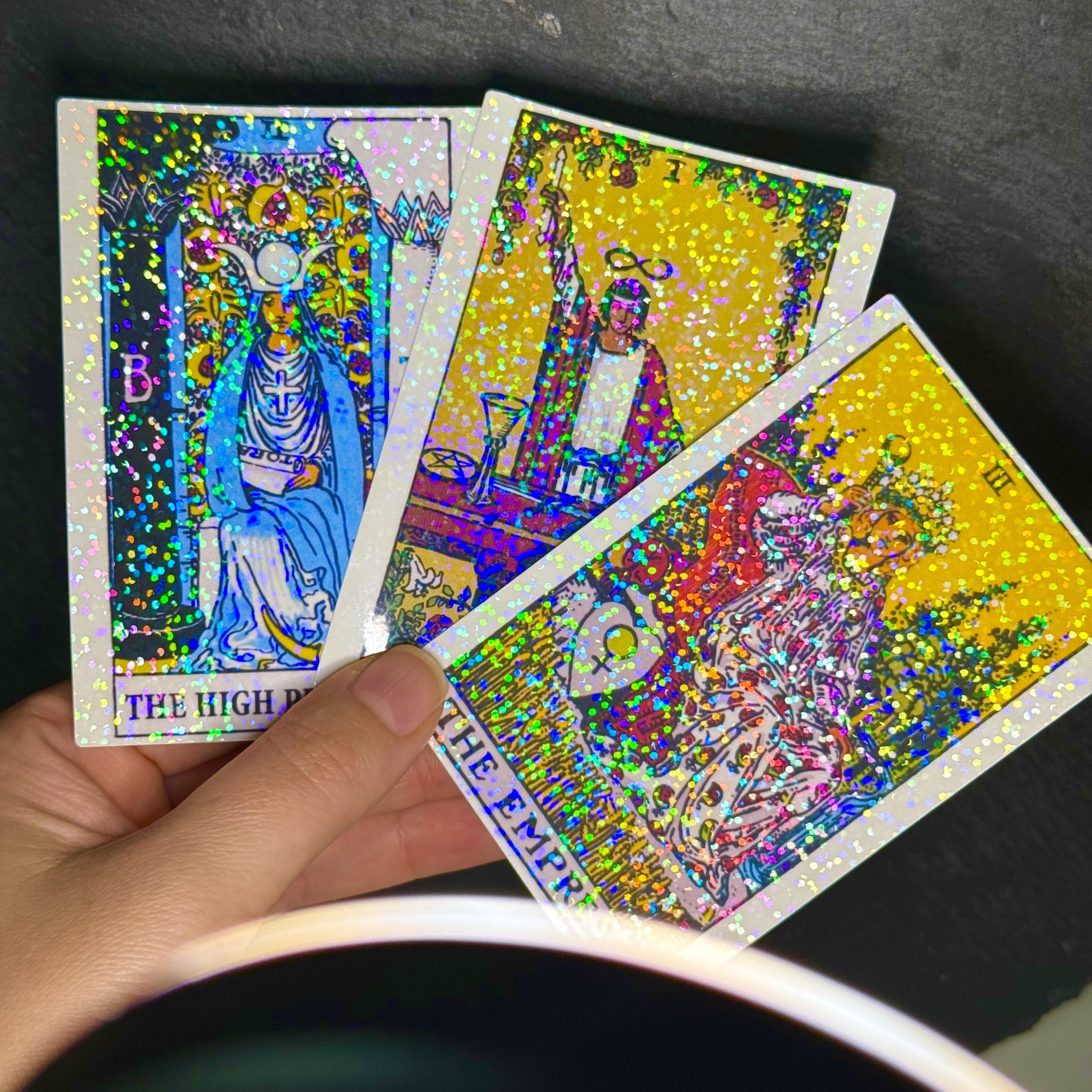 Rider Waite Tarot Deck Holographic - Etsy