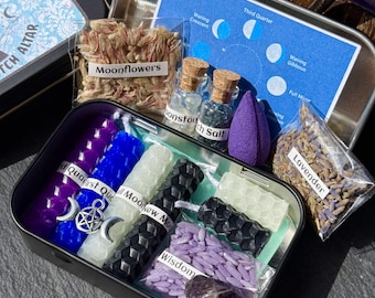 Lunar Witch Pocket Altar Kit: Moon Spells & Rituals