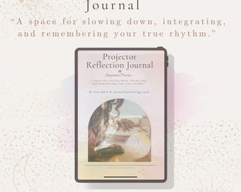 Projector Reflection Journal Soulful Selbstfindung | Digitales PDF