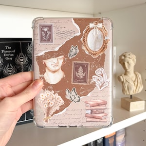 Vintage Dark Academia Kindle Insert E-Reader Insert Kindle Sticker Accessories Photopaper Paperwhite Basic Kindle Gift for Book Lover Reader