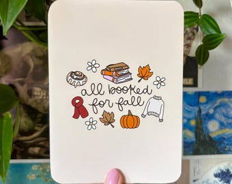Insert Kindle Autumn Vibes E-Reader Insert Kindle Accessory Decoration Cozy Quote Paperwhite Bookish Merch Book Lover Gift