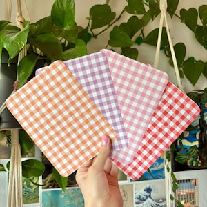 Kindle Insert Geruit Vichy Pastel E-Reader Insert Kindle Accessoire Decoratie Fotopapier Boekachtig Papierwit Boekliefhebber Cadeau