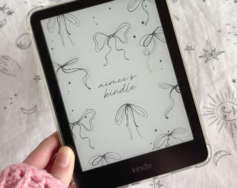 Pantalla de bloqueo Kindle personalizada, protector de pantalla Kindle con nombre personalizado, accesorios para la funda Kindle Coquette, descarga digital