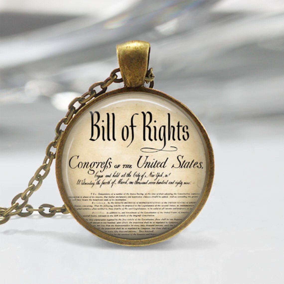 United States Bill of Rights Ten Amendments Constitution Patriotic ...
