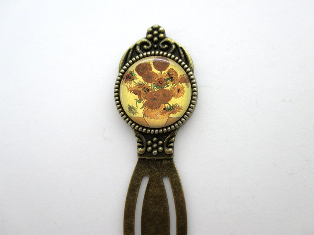 Vincent Van Gogh Sunflowers Bookmark Famous Paintings Fine Art Etsy