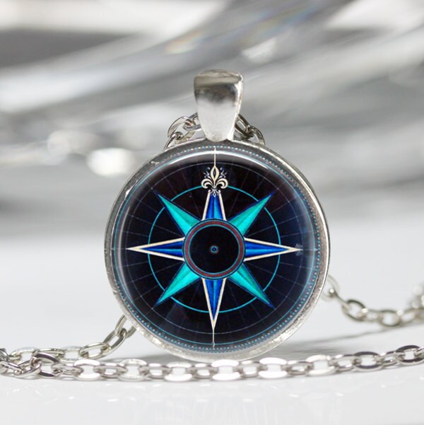 Compass rose necklace online