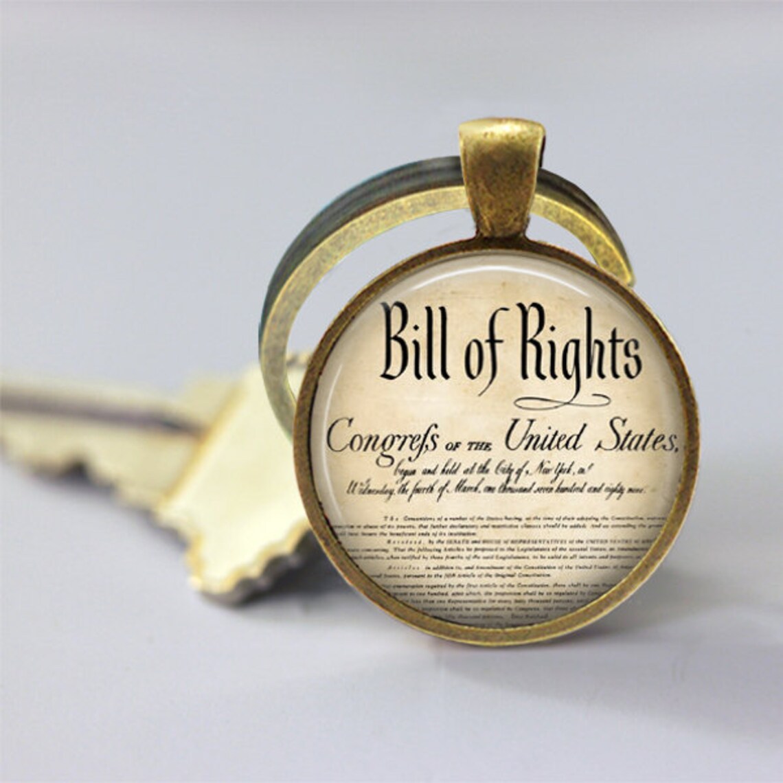 Bill of Rights Keychain United States History Ten Amendments ...