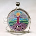 Tree of Life Necklace Celestial Sun and Moon Mythology Art Pendant in ...