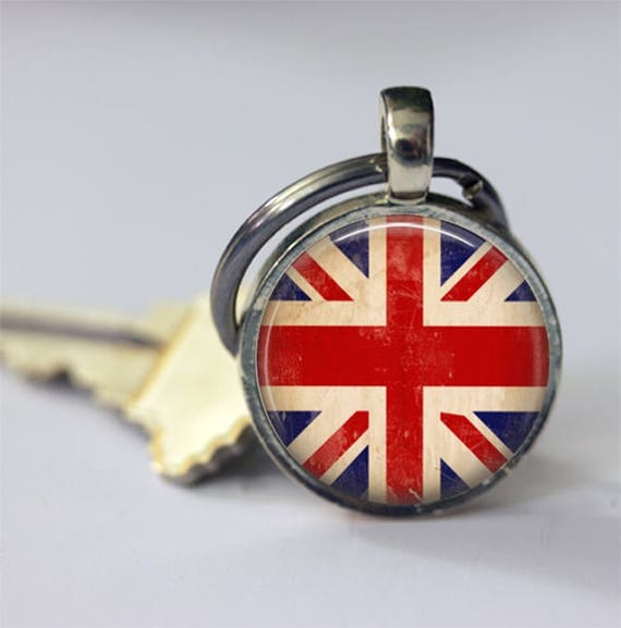 Union Jack Keychain British Flag UK Travel Key Chain Keyfob | Etsy
