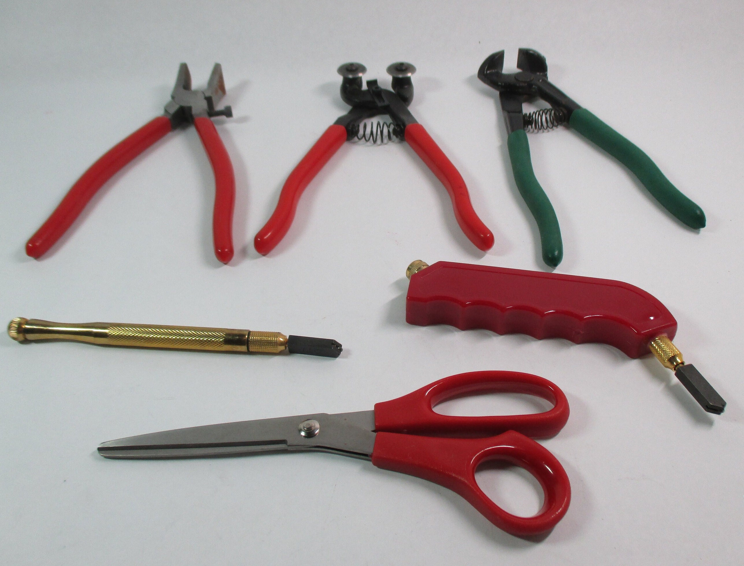 Stained Glass Cutter & Breaking Plier Tools for Stained Glass